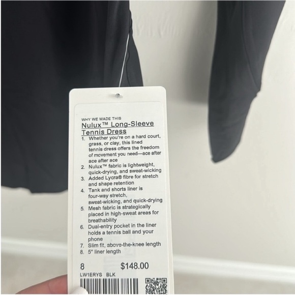 Lululemon Nulux Long-Sleeve Tennis Dress - Picture 5 of 6